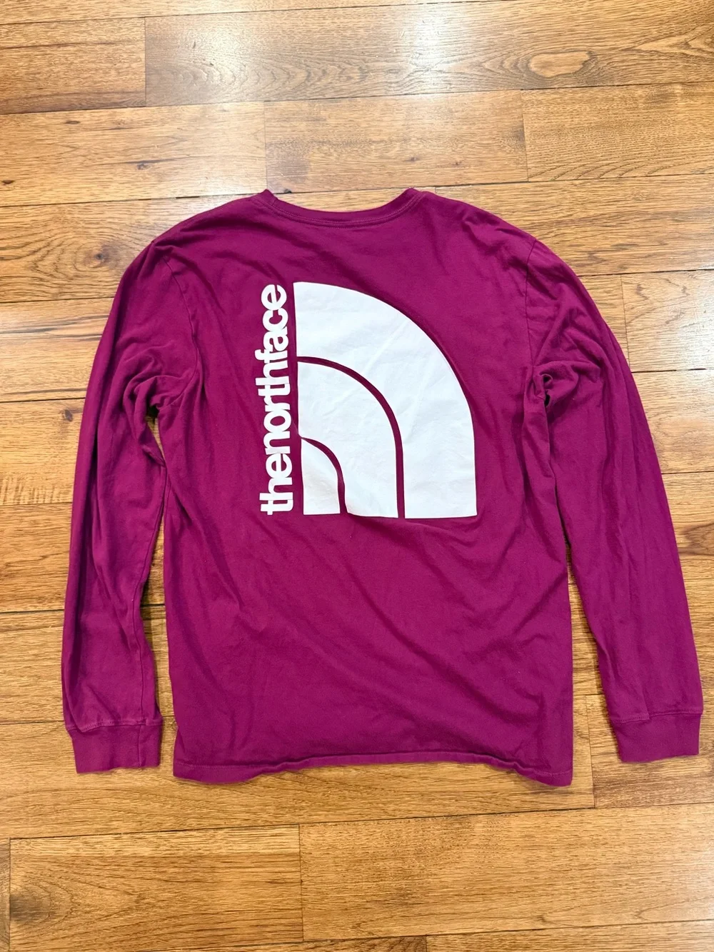 The North Face Men's Long Sleeve Crew - Plum